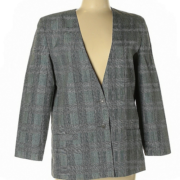 Pyke Limited Grey Striped Suit Jacket/Blazer - Picture 1 of 2